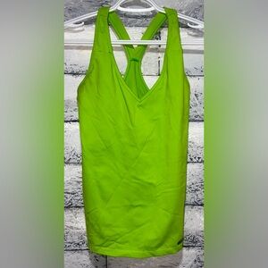 Bia Brazil Vibrant Green Fitted Athletic Tank Top Sz S - Like New